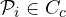 \mathcal{P}_i \in C_c