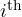 i^{\text{th}}
