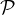 \mathcal{P}