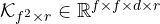 \mathcal{K}_{f^2\times r}\in \mathbb{R}^{f\times f\times d\times r}