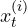 x_t^{(i)}