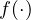 f(\cdot)
