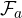 \mathcal{F}_a