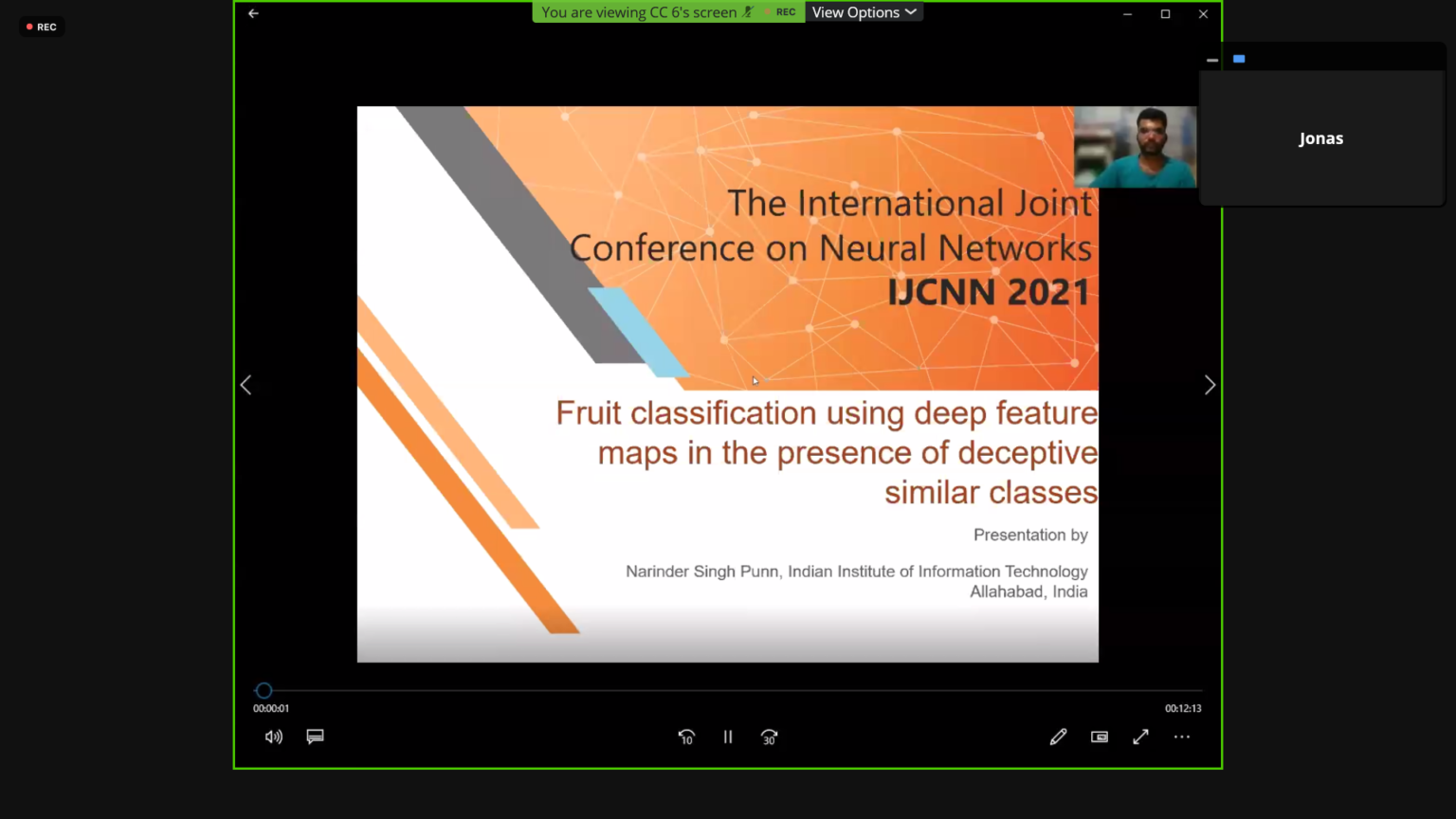 Attended International Joint Conference on Neural Networks (IJCNN) 2021